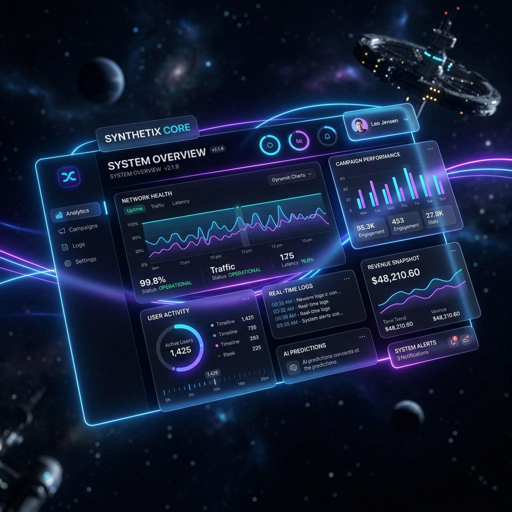 ANAMEETA Advanced Tech Platform Mockup